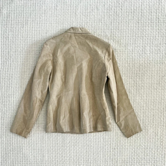 VINTAGE Y2K Suede Blazer Jacket - Picture 5 of 7